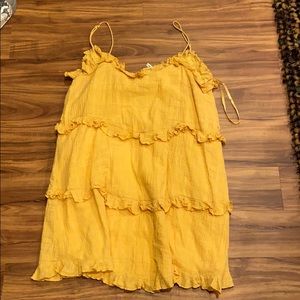 Yellow Flowy Dress